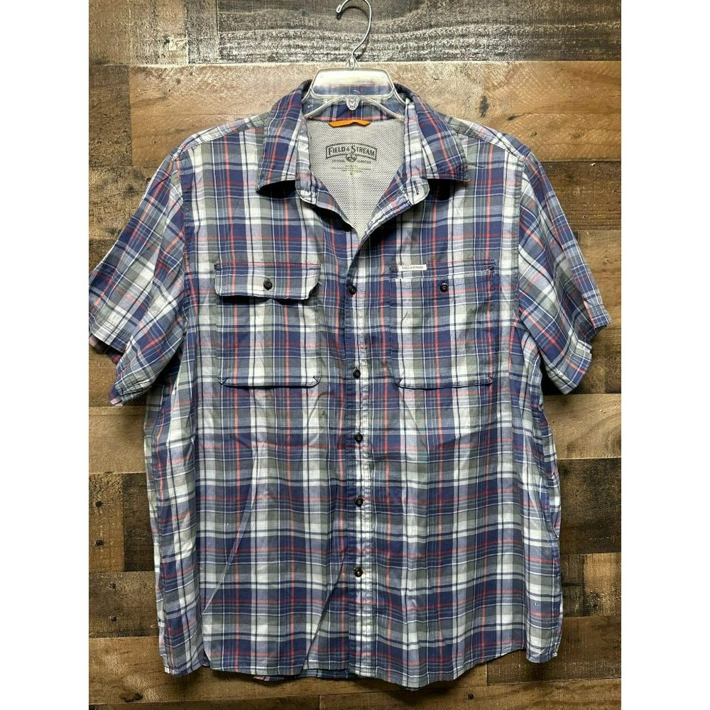 Field &‎ Stream Men's Short Sleeve Button Up Size X-Large